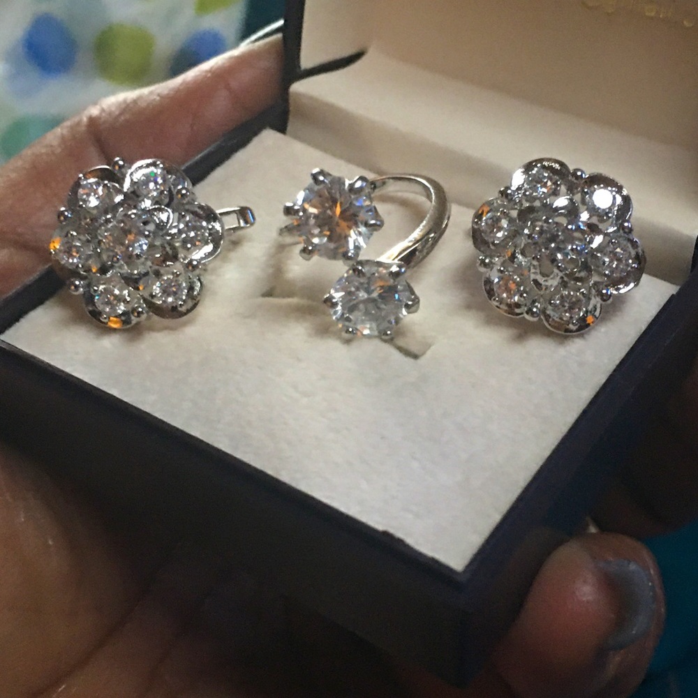 Earring & matching ring set